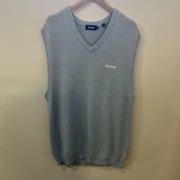 XLARGE 라이트 블루 V넥 베스트 XL