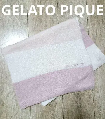 GELATO PIQUE 담요 3 보더 스무디 핑크