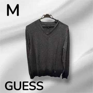 [새상품급] GUESS 다크 그레이 V넥 스웨터 M