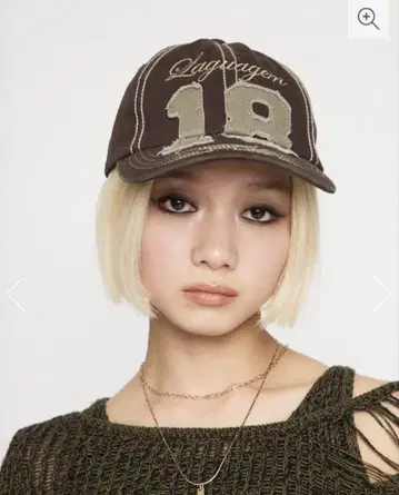 LAGUA GEM NUMBER STITCH 캡