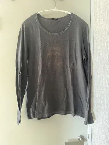 레어 ANN DEMEULEMEESTER 그레이 M 긴팔 티셔츠
