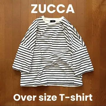 [ 새상품급 ] ZUCCa 티셔츠 오버 사이즈 티셔츠 남성용 [ M ]