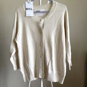 새상품급 MHL. 봄/여름 린넨 코튼 가디건