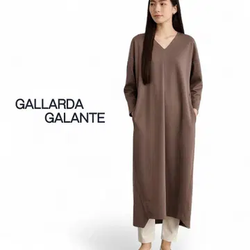 GALLARDA GALANTE 컨디션 최상 V넥 롱 원피스 모브