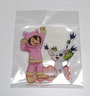 디지몬 어드벤처 야가미 이슬이(히카리) 테일몬 잠옷 차림 아크릴 스탠드