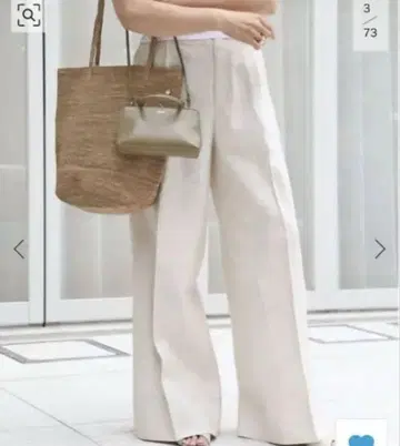 DEUXIEME CLASSE Dashingly 린넨 팬츠 36