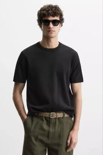 ZARA 릴랙스핏 니트t셔츠 2장 세트