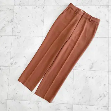 유나이티드 애로우즈 팬츠 여성용 브라운 S