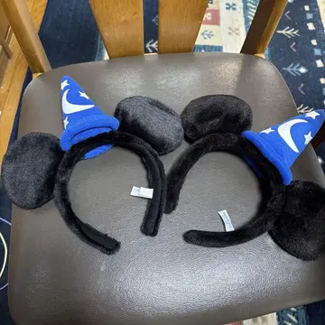 TDR 미키마우스 마법사 모자 머리띠