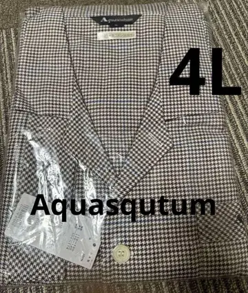 미사용 새상품 Aquasqutum 파자마 4L 긴팔 롱 바지 룸웨어