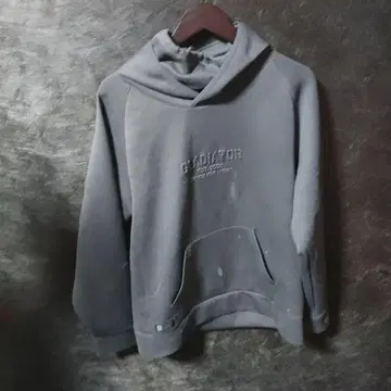 그레이 후드티