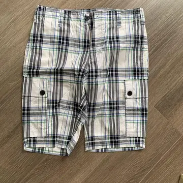 Lacoste 체크 무늬 숏팬츠