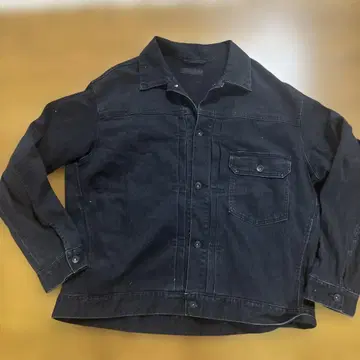 유니클로 1st 모델 블랙 데님 G XL