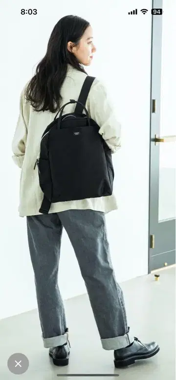 스탠다드 서플라이 백팩 블랙