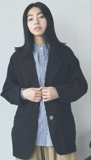 린넨 믹스 릴랙스 자켓