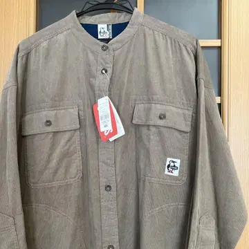 CHUMS 코듀로이 셔츠 원피스 L 사이즈 그레이