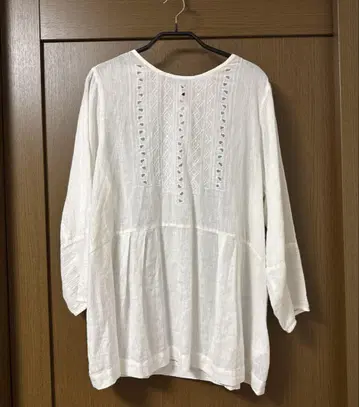 면 린넨 GIANNI LO GIUDICE 화이트 긴팔 셔츠