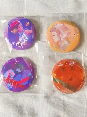 Ado 랜덤 캔뱃지 4개 세트 5th Anniversary POPUP