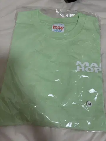라이트 그린 M 사이즈 T셔츠 호시노 겐