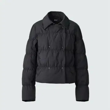 UNIQLO C 블랙 다운 숏 자켓 M