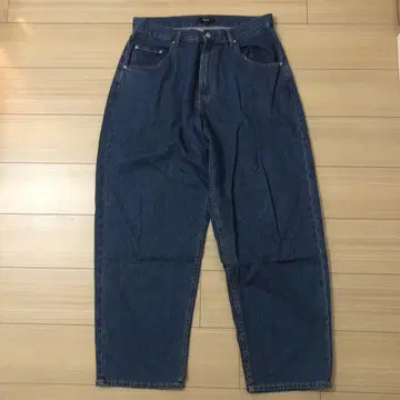 BEAMS HEART 와이드 데님 벌룬 팬츠