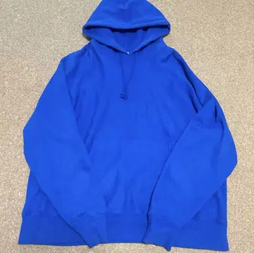 Champion Reverse Weave 후드티 XL 블루