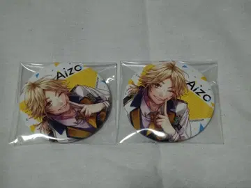 HoneyWorks LIP x LIP 시바사키 아이조 캔뱃지 2개 세트