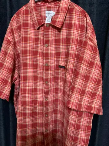 Calvin Klein Jeans 90년대 반팔 셔츠 L/G 구제 의류