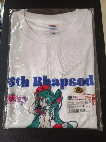 RACING MIKU 15th Rhapsody 2025년 T셔츠 XXL
