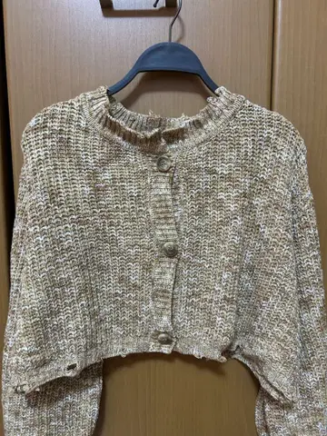 RETRO GALLERY 크롭 가디건