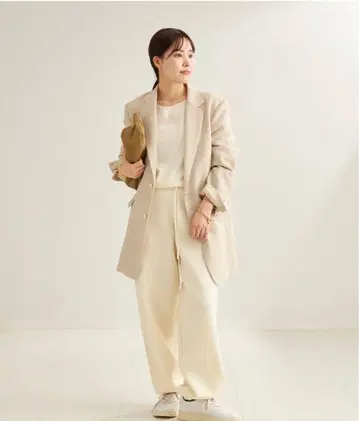 Plage Big Tailored 자켓 베이지 36