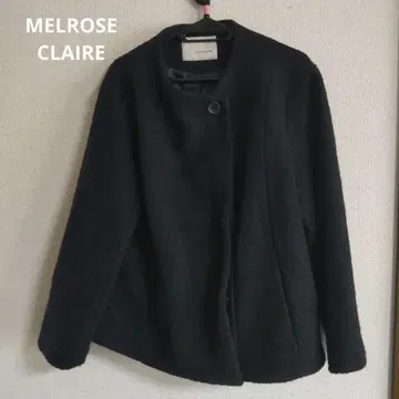 MELROSE CLAIRE [ 울 혼방 부클레 소재의 숏코트 ]