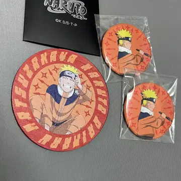 나루토 캔뱃지 코스터 다이마루 NARUTO 세트