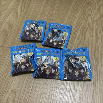 케이온! 피규어 포함 스트랩 5팩