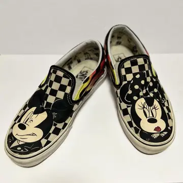VANS 반스 디즈니 콜라보 슬립온 스니커즈 미키 미니