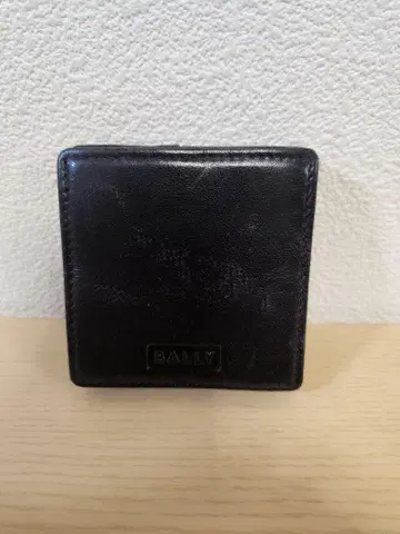 발리 블랙 가죽 코인 케이스