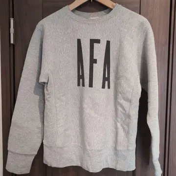 Champion 챔피온 리버스 위브 맨투맨 그레이 AFA 로고