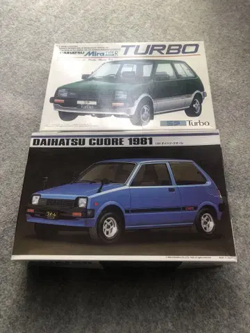 DAIHATSU 쿠오레 1981 미라 터보 TYPE-R 프라모델