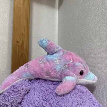 컬러풀 돌고래 봉제 인형