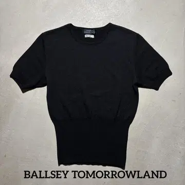 BALLSEY tomorrowland 블랙 반팔 니트