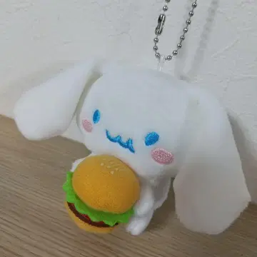 시나모롤 나가노 산리오 마스코트 홀더 햄버거 봉제 인형