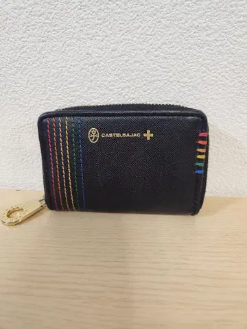 CASTELBAJAC 까스텔바작 스트라이프 코인 케이스