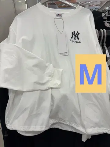새상품 뉴욕 양키스 MLB 긴팔T셔츠 롱t 여성용 M