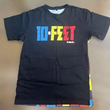 10-FEET 티셔츠 S 사이즈 컬러풀 디자인