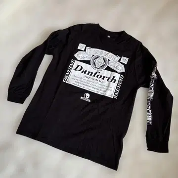 SKULL SKATES 스컬 스케이트 롱 티셔츠 블랙 사이즈 M