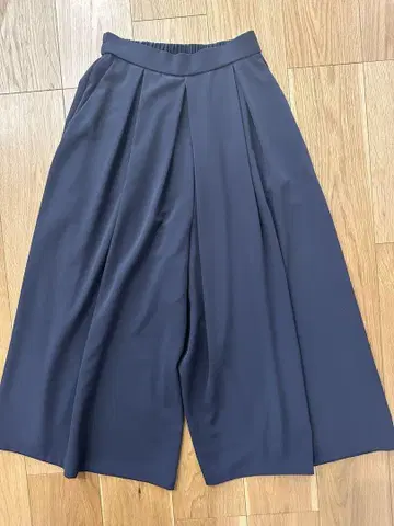 애니팜 네이비 와이드 팬츠