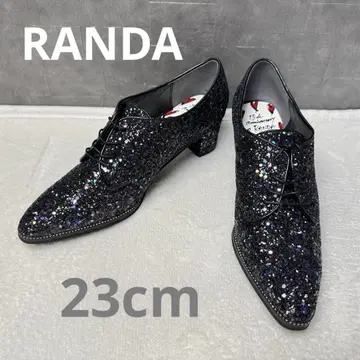 미사용 RANDA 란다 글리터 펌프스 퍼플