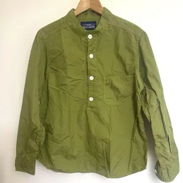 티그르 브로칸테 TIGRE BROCANTE 스탠드 카라 브로드 셔츠