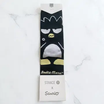 스탠스 x 배드마츠마루 삭스 양말 산리오 콜라보 Small 자수