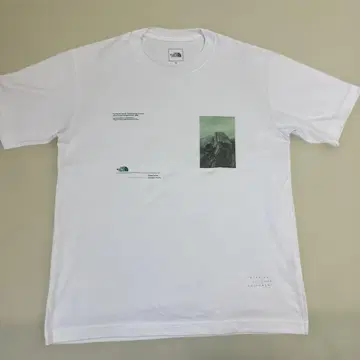 The north face 화이트 T셔츠